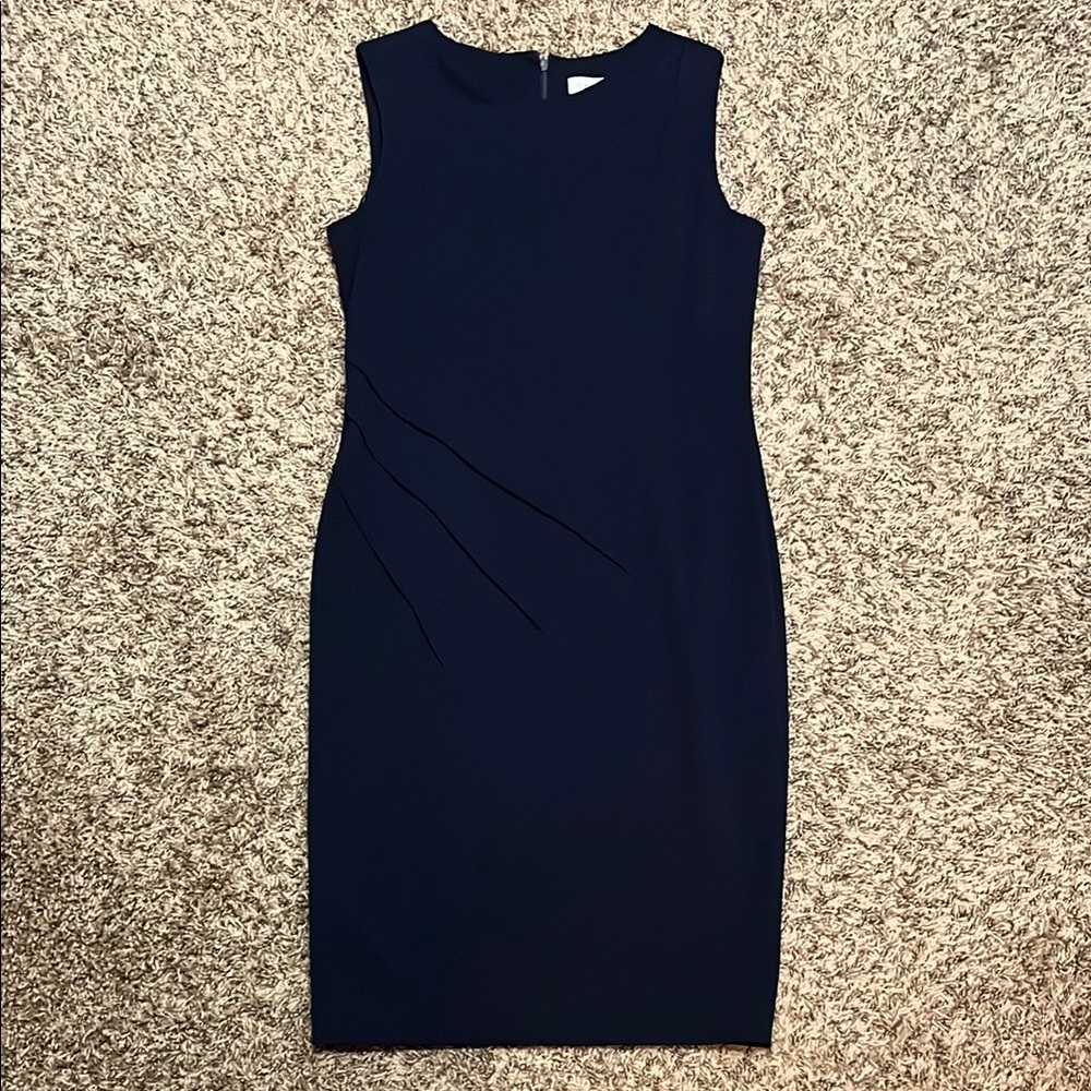 Calvin Klein Navy Sleeveless Dress